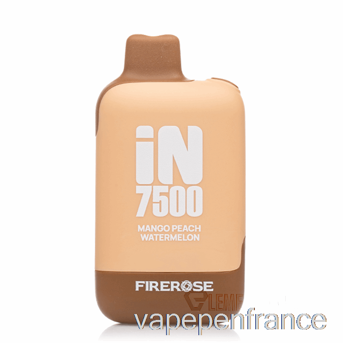 Firerose Dans 7500 Stylo Vape Jetable Mangue Pêche Pastèque